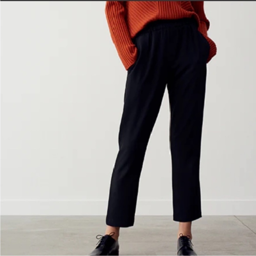 Nicole Farhi Black‎ Wool Blend Slim Trouser Pants Size 6